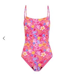 NWT Modibodi Teen Period Swimsuit, One Piece, Tropicana Crush, Size Y10-12